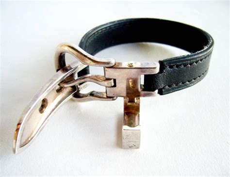 hermes sterling silver equestrian bracelet|hermes horse saddle price.